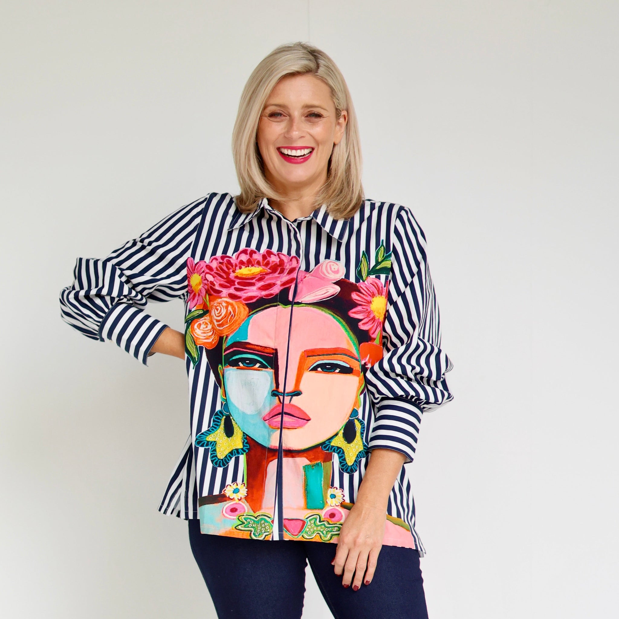 Frida Shirt - Navy