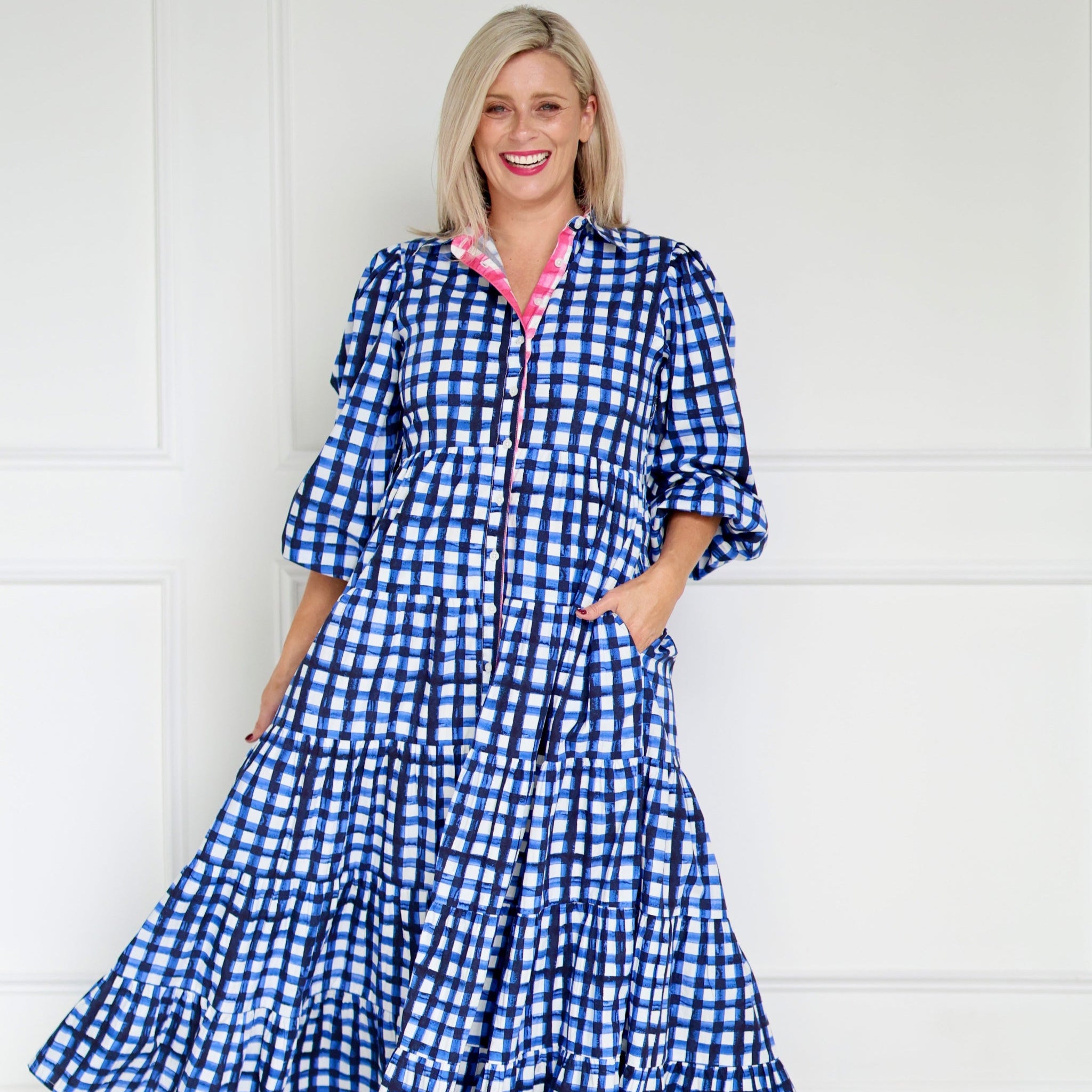 Alice Dress - Navy