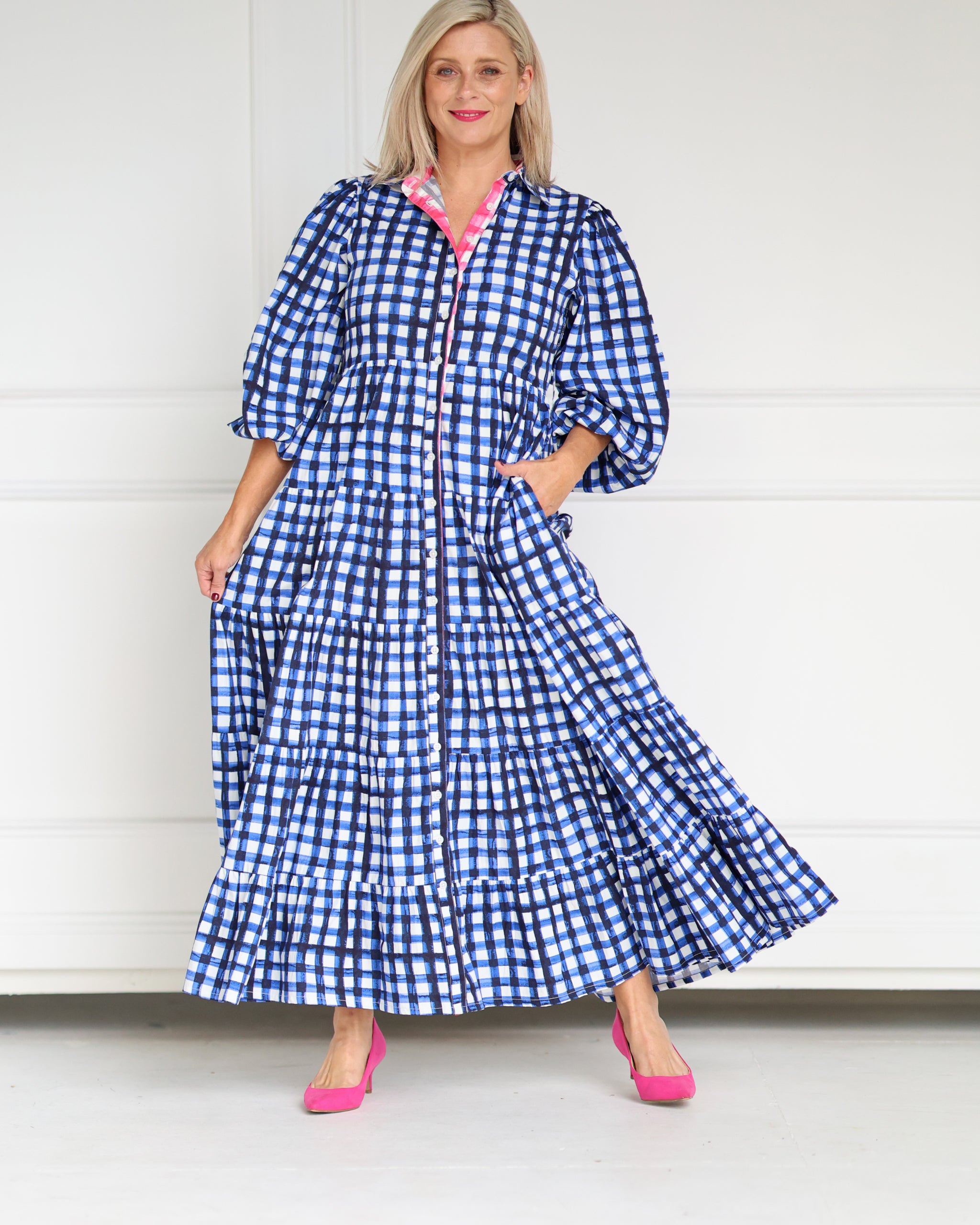 Alice Dress - Navy