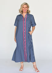 Ella - Navy Stripe