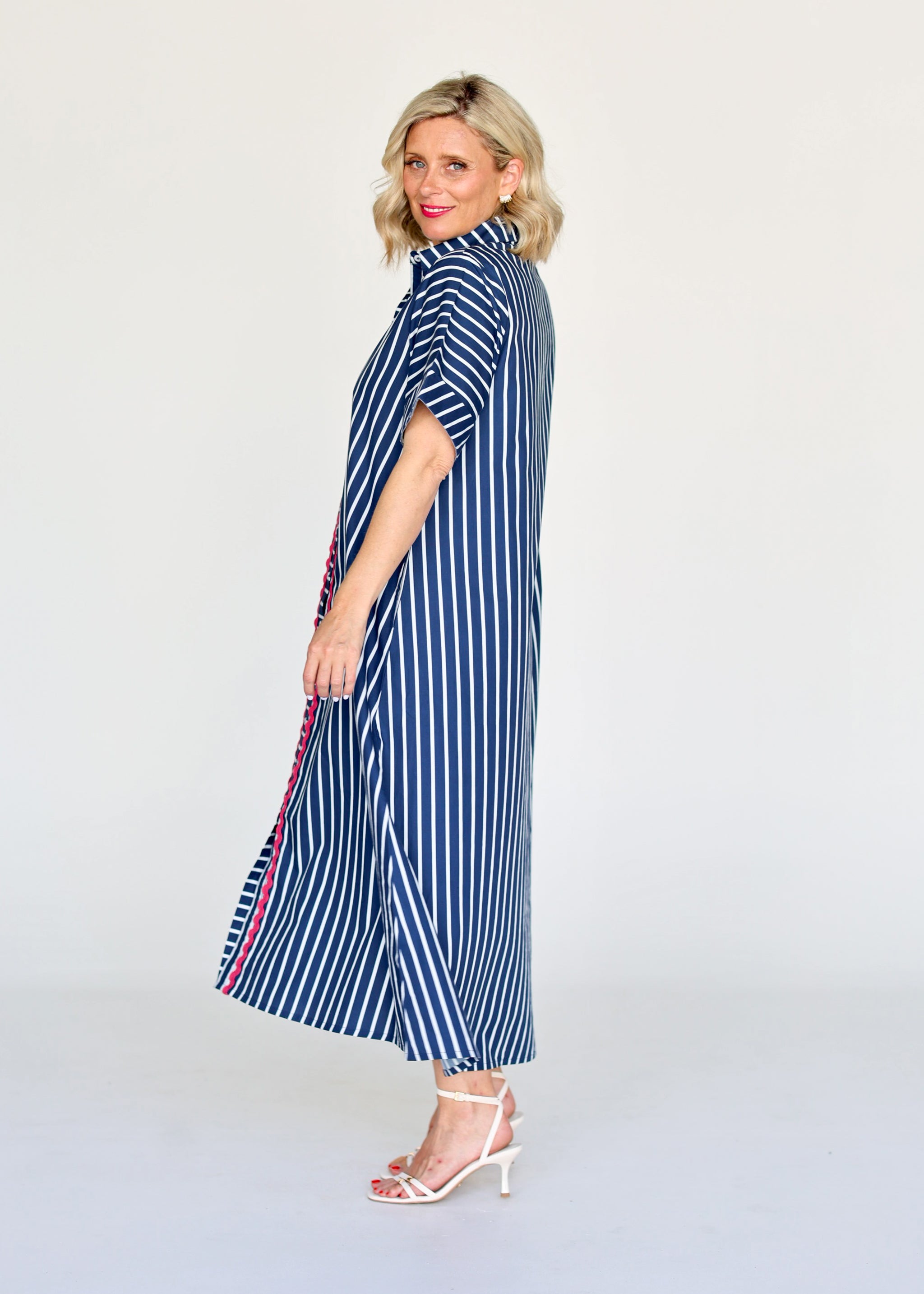 Ella - Navy Stripe