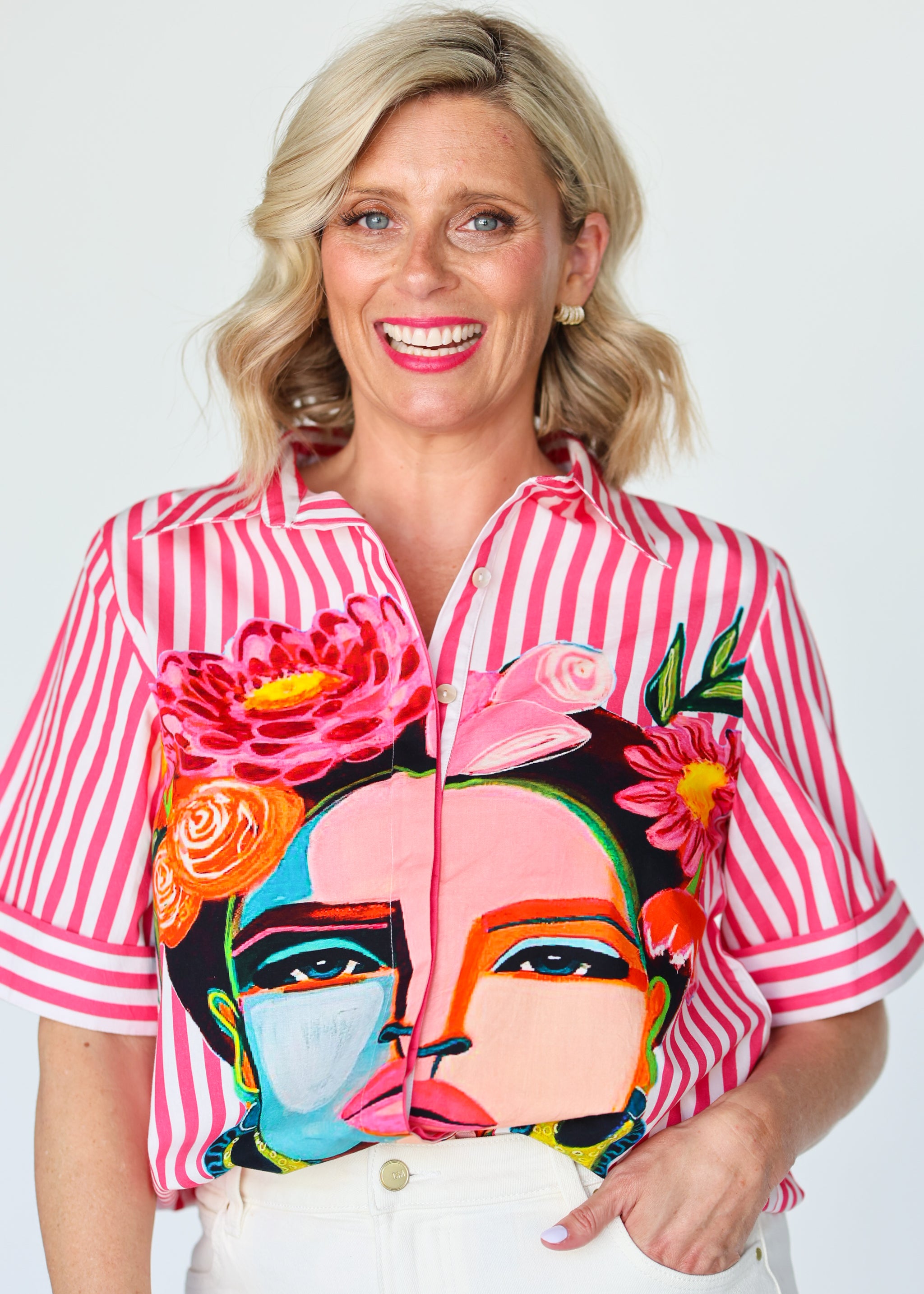 Frida Shirt - Pink (Short Sleeve)
