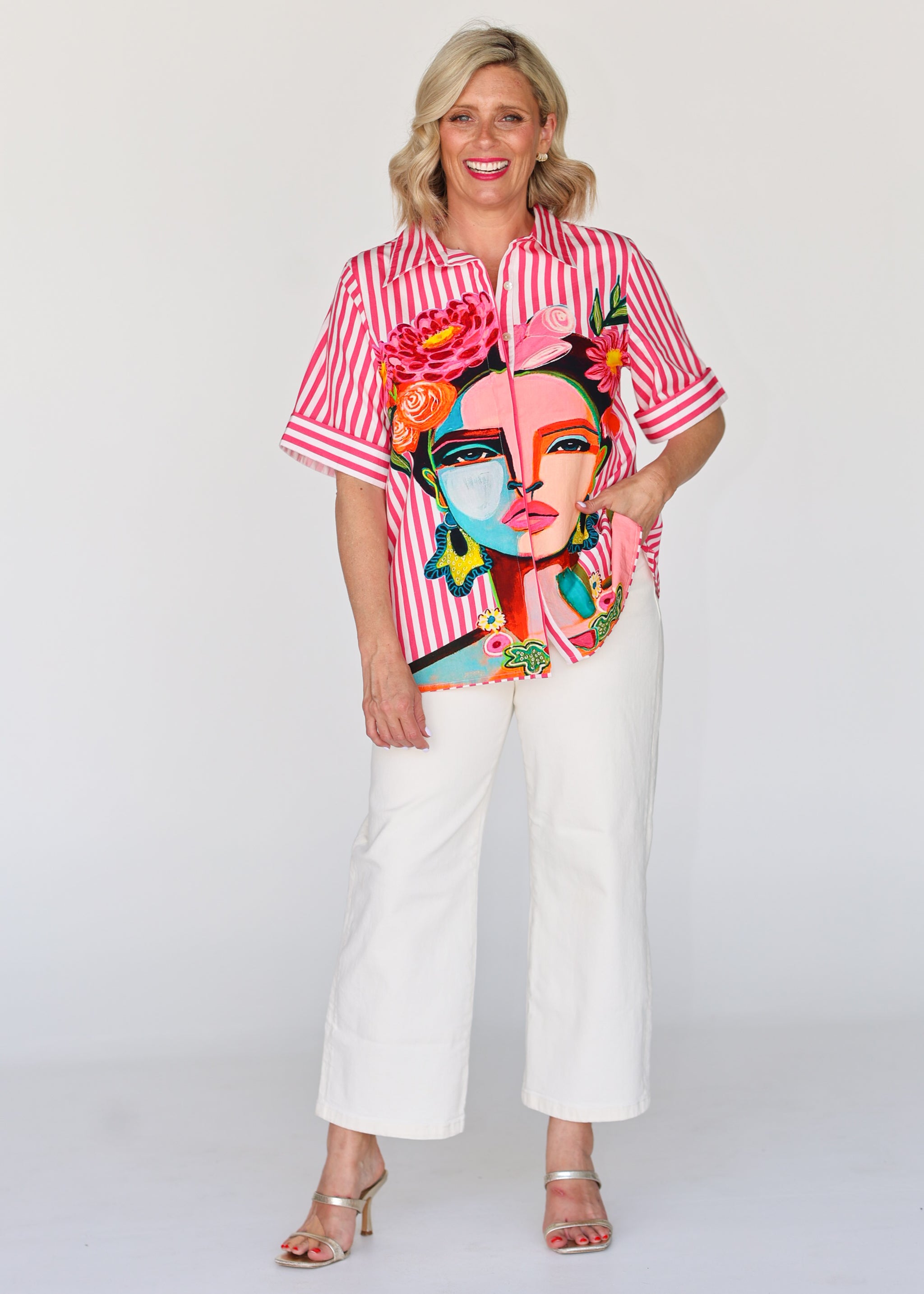 Frida Shirt - Pink (Short Sleeve)