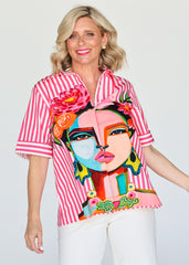 Frida Shirt - Pink (Short Sleeve)