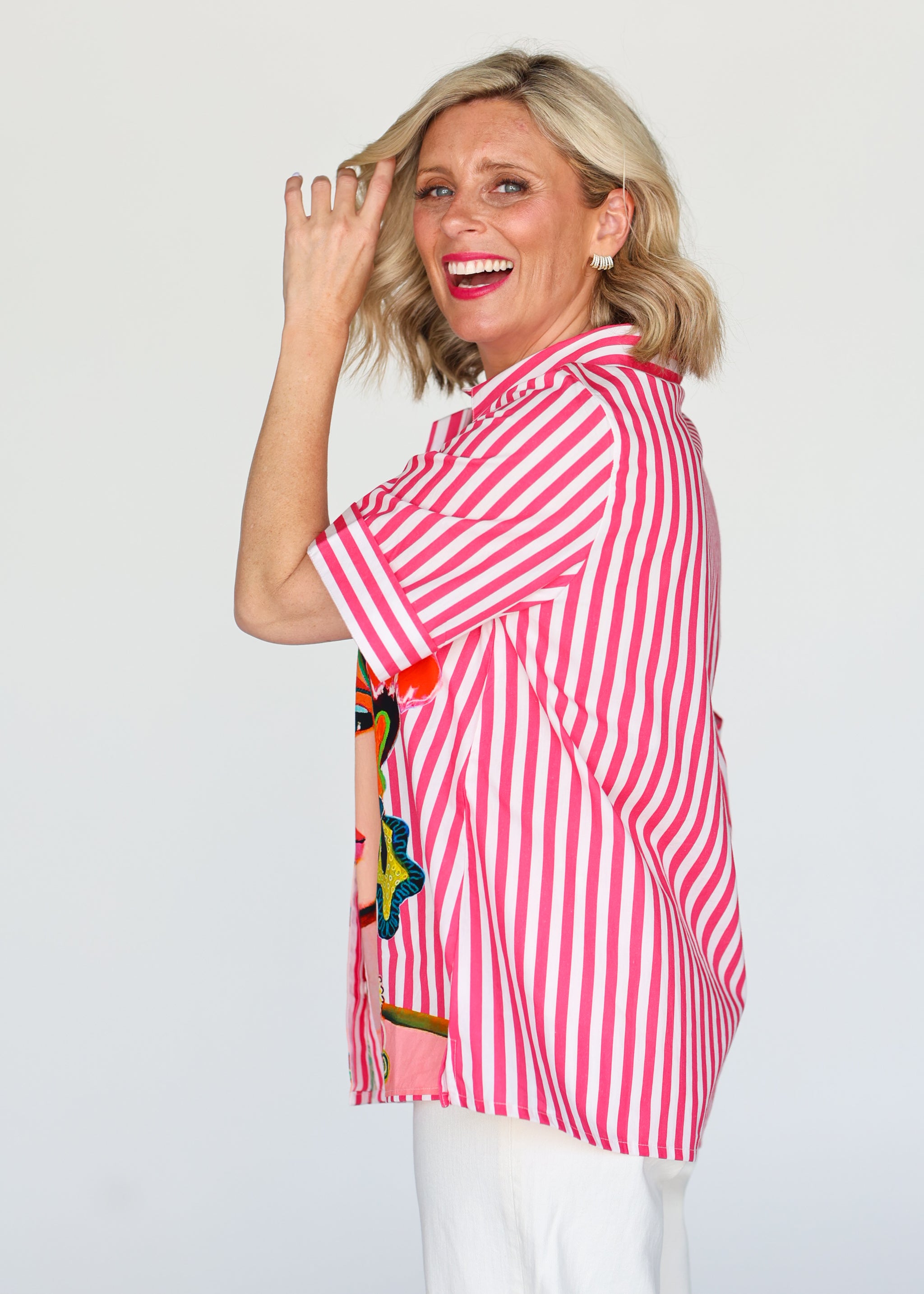 Frida Shirt - Pink (Short Sleeve)