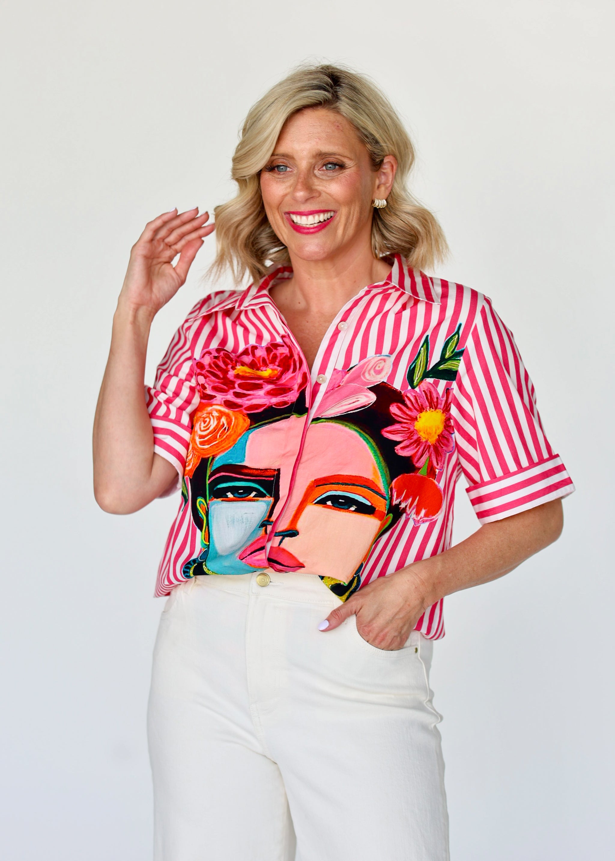 Frida Shirt - Pink (Short Sleeve)