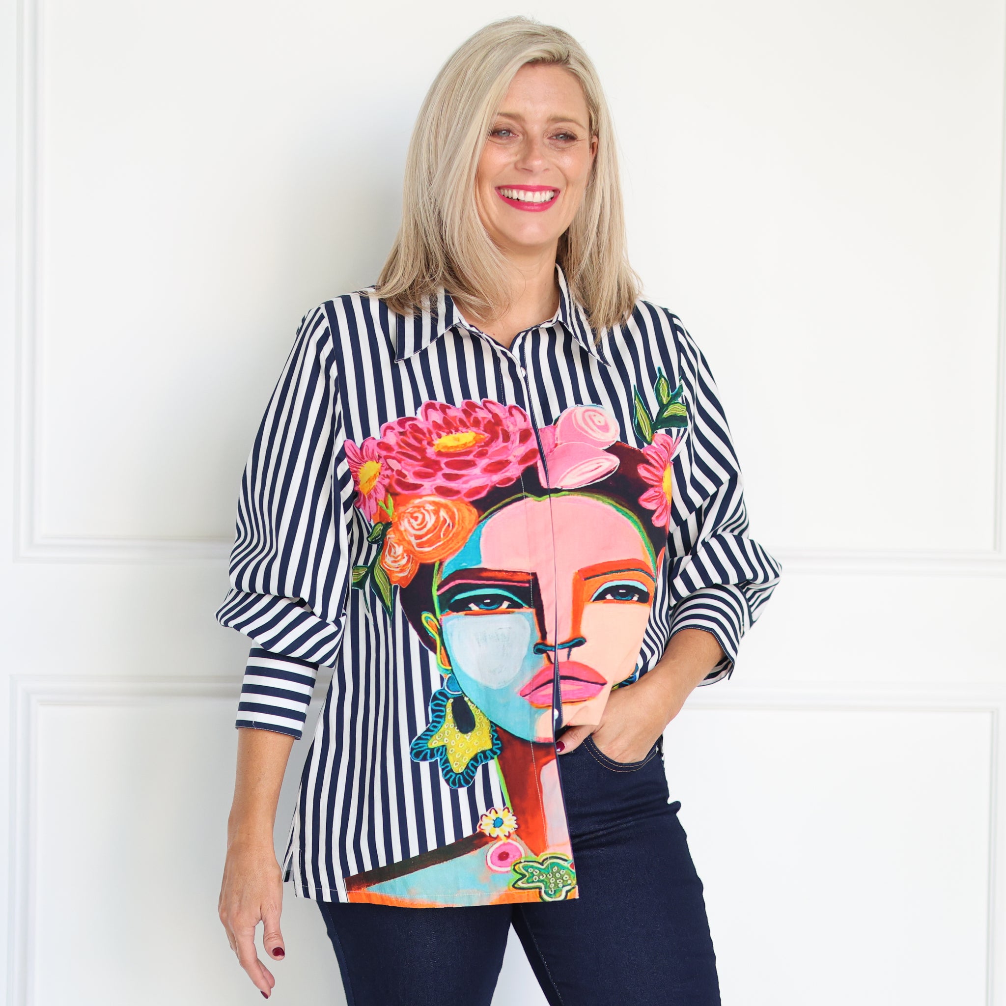 Frida Shirt - Navy