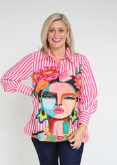 Frida Shirt - Pink