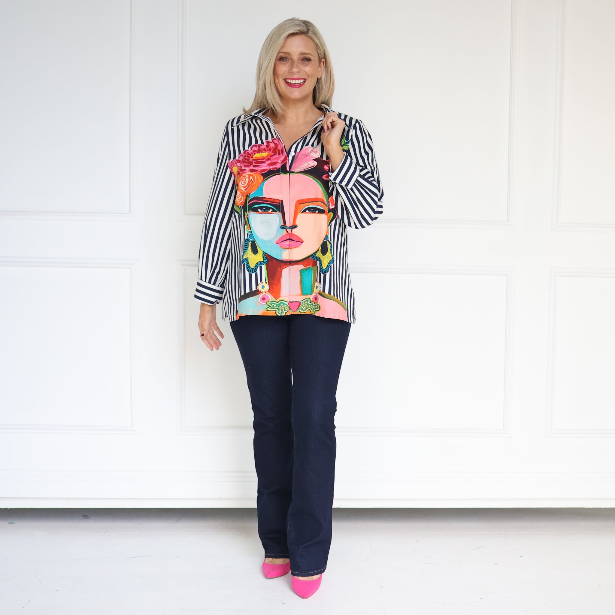 Frida Shirt - Navy