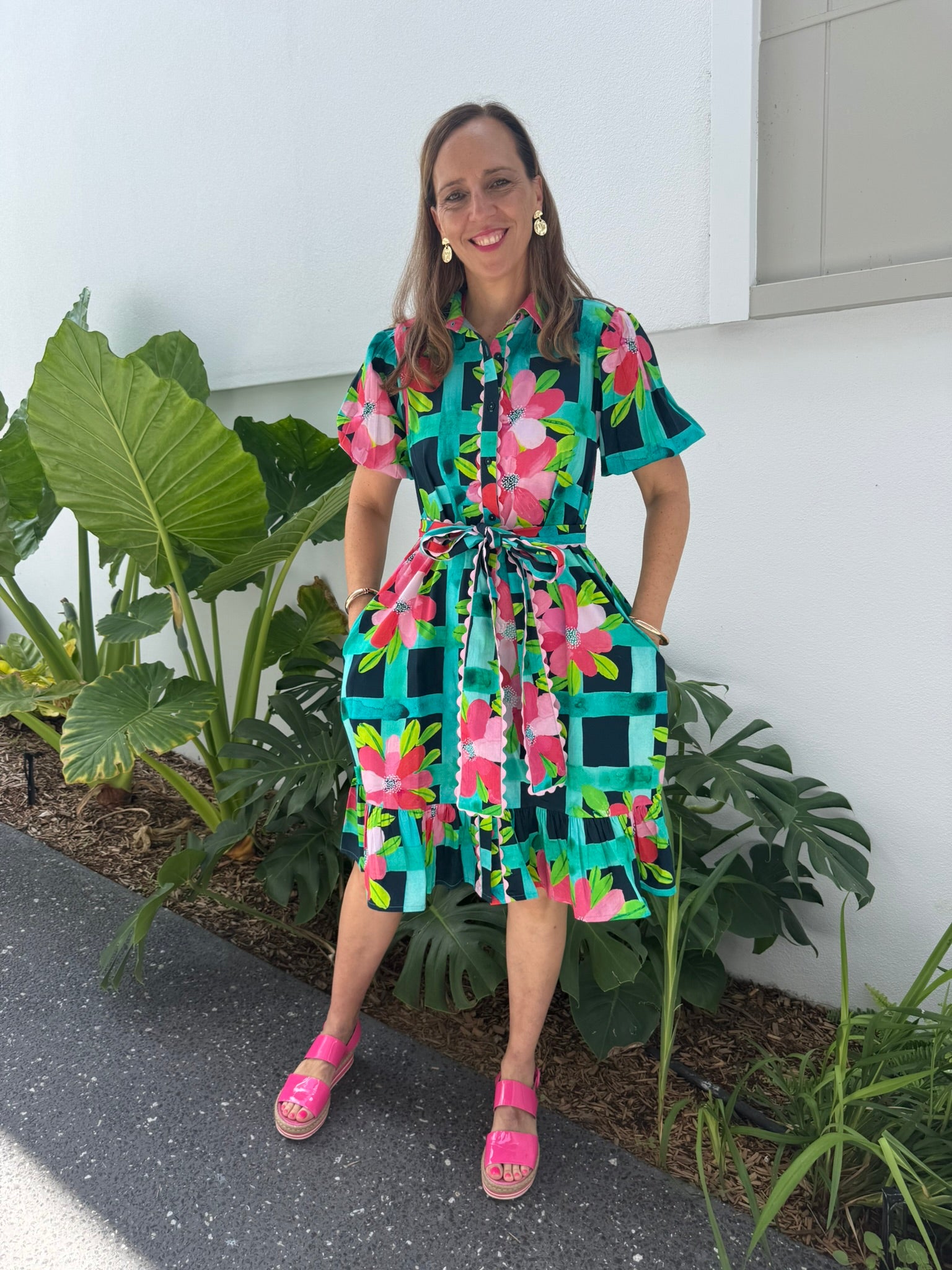 Daisy Dress - Garden Trellis