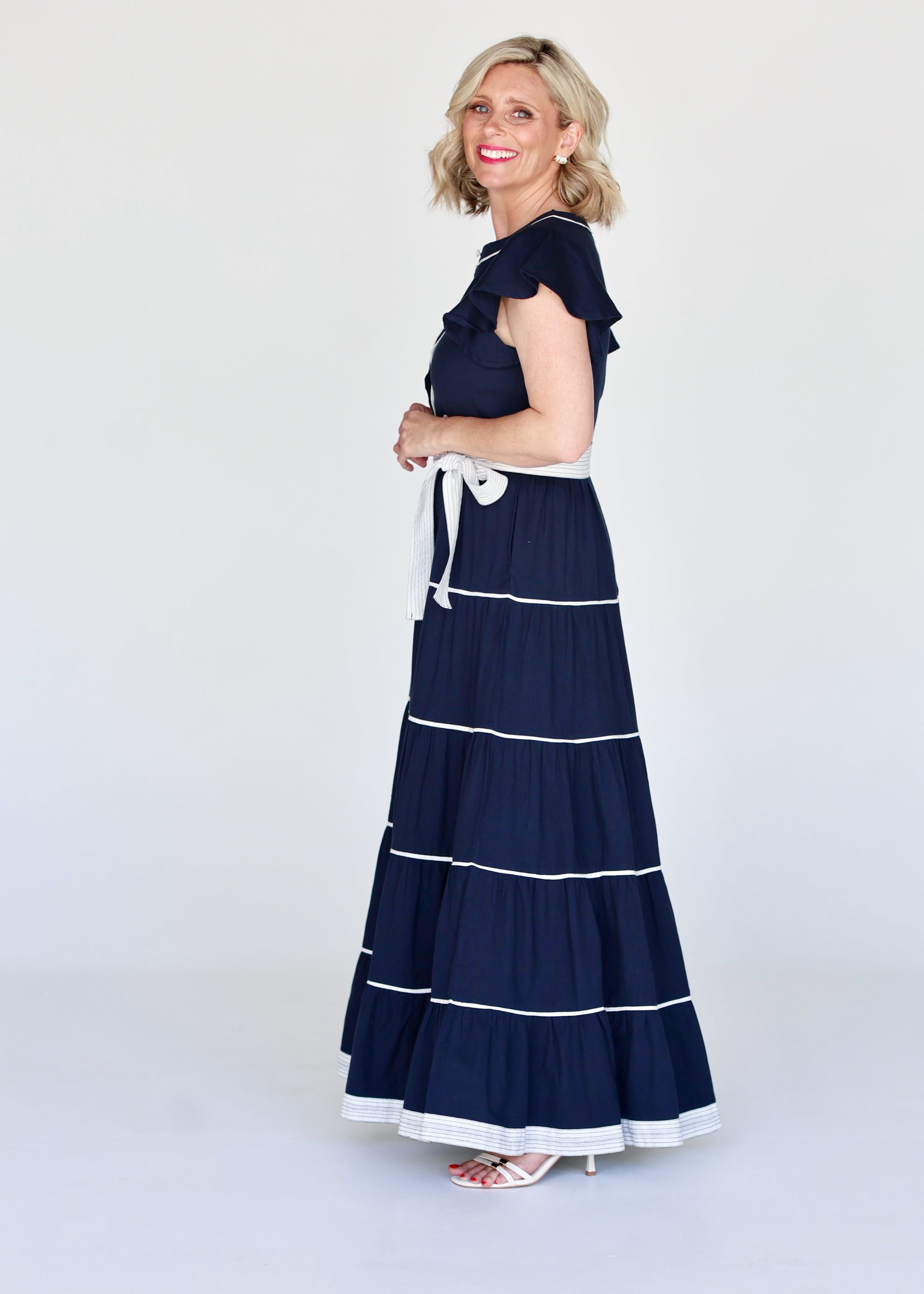 Lucilla Dress - Navy