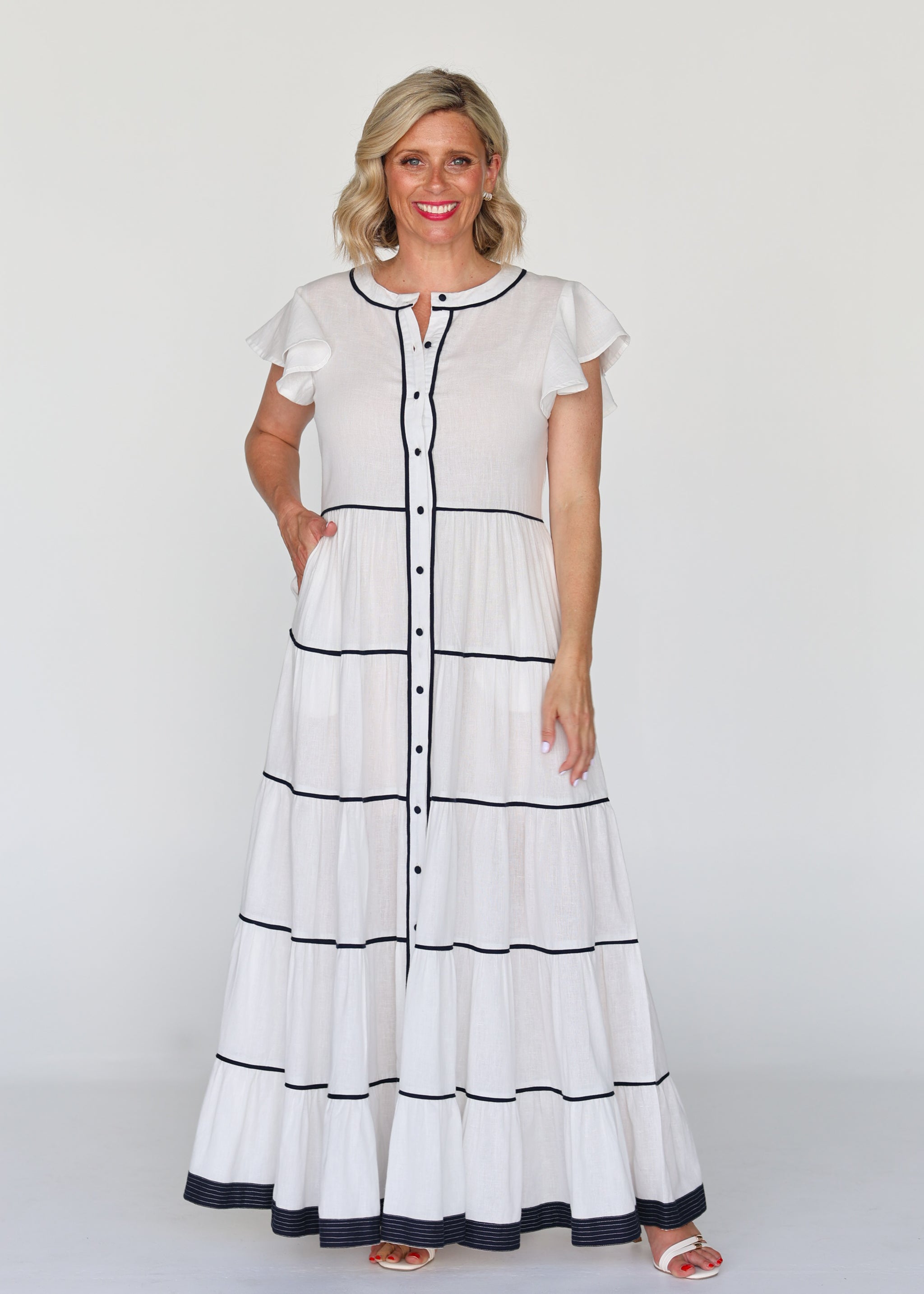 Lucilla Dress - White