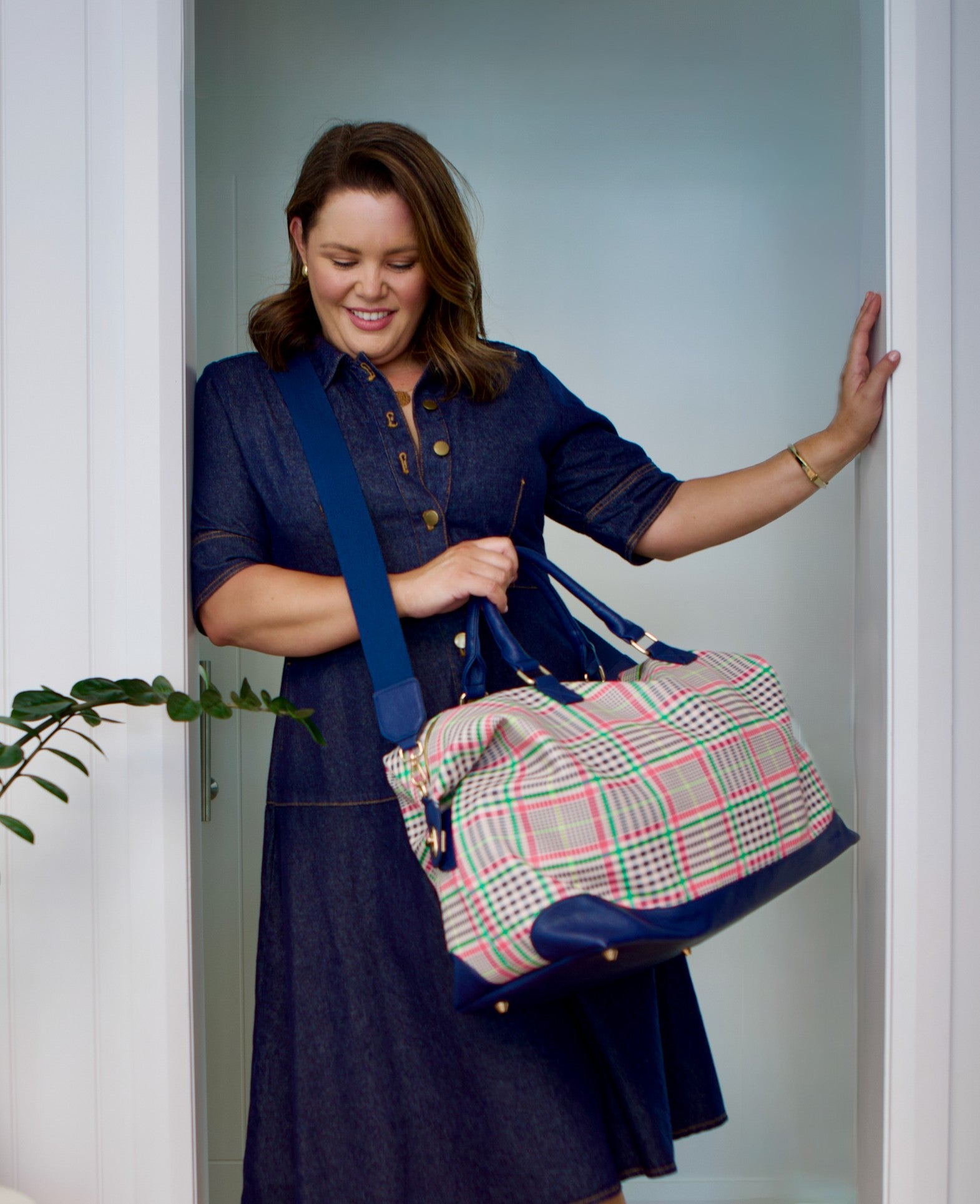 Overnight Bag - Gingham