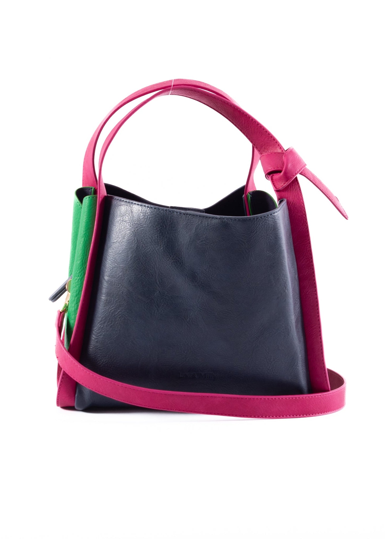 Tanya - Navy | Green | Fuchsia