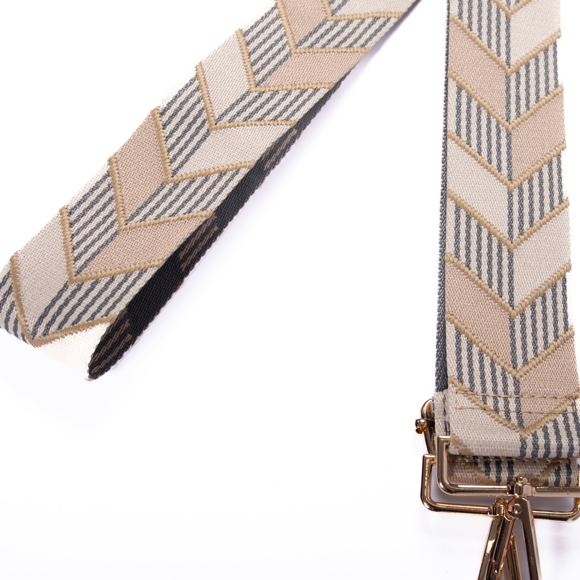 Guitar Strap - Latte Arrows
