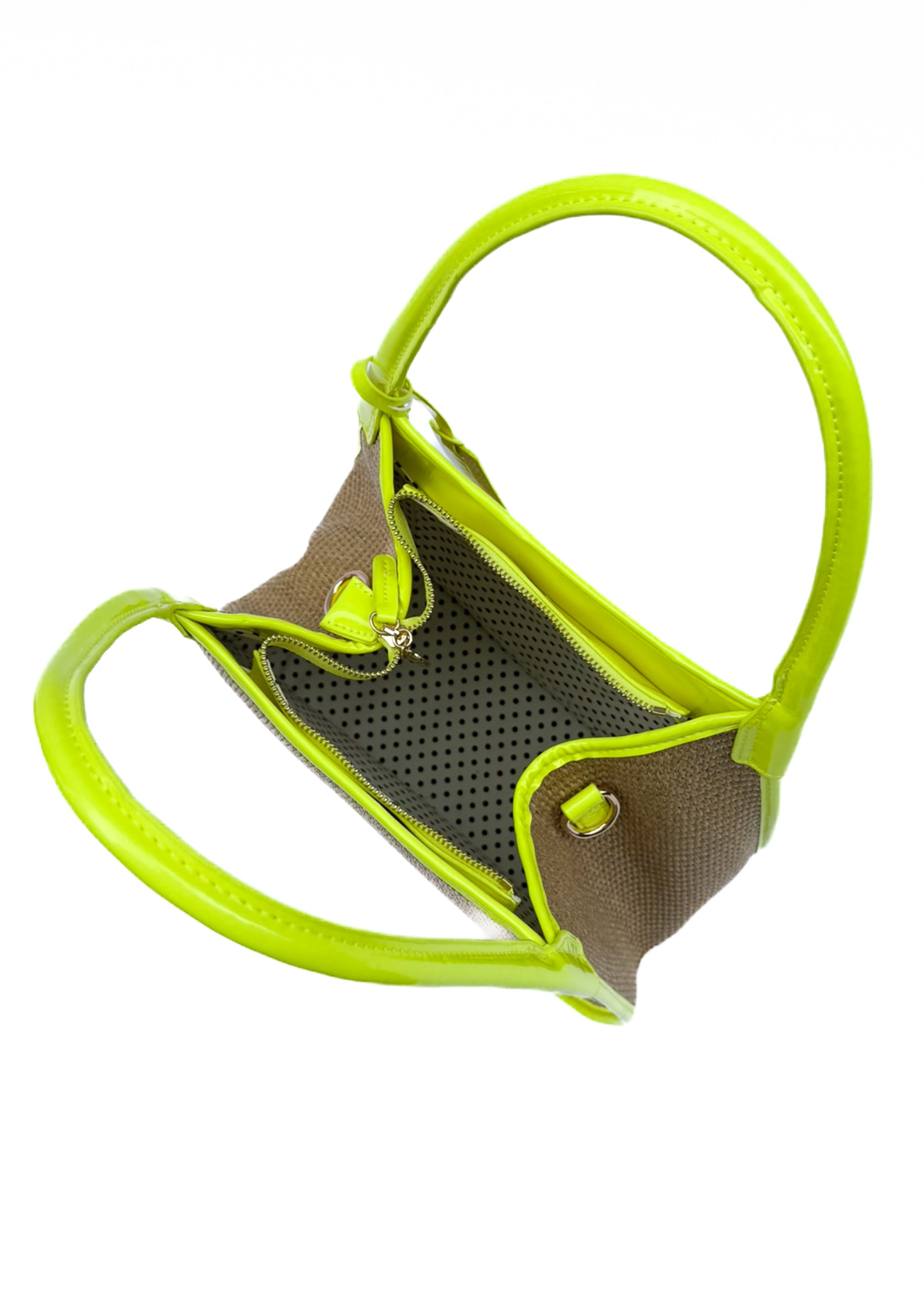 Joanna- Neon Patent Yellow