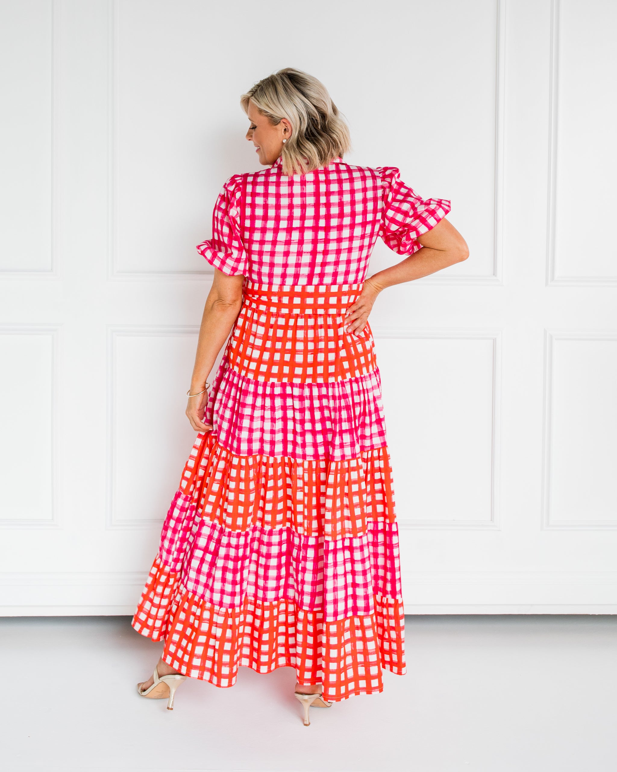 Alice Dress - Pink/Red