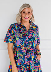 Ella - Wildflowers Shirt Dress