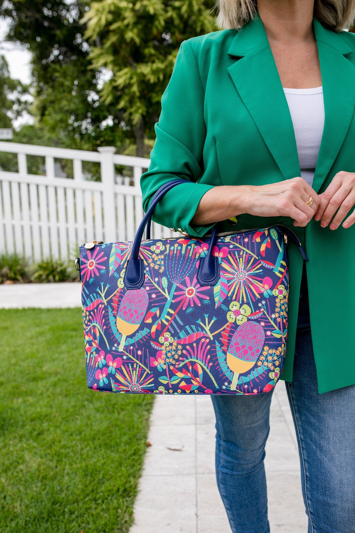 Milan Laptop Bag - Wildflower - Sample