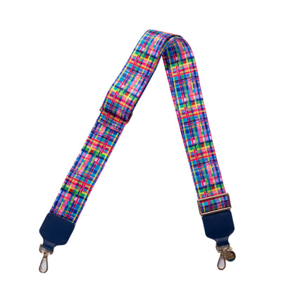 Guitar Strap - Lordy Dordie Rainbow Gingham