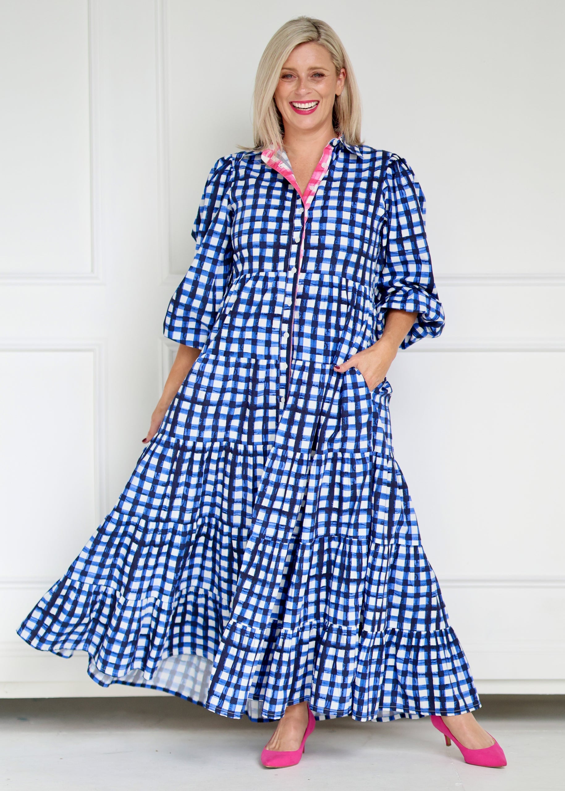 Alice Dress - Navy