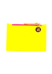 Card Wallet - Patent Neon Yellow