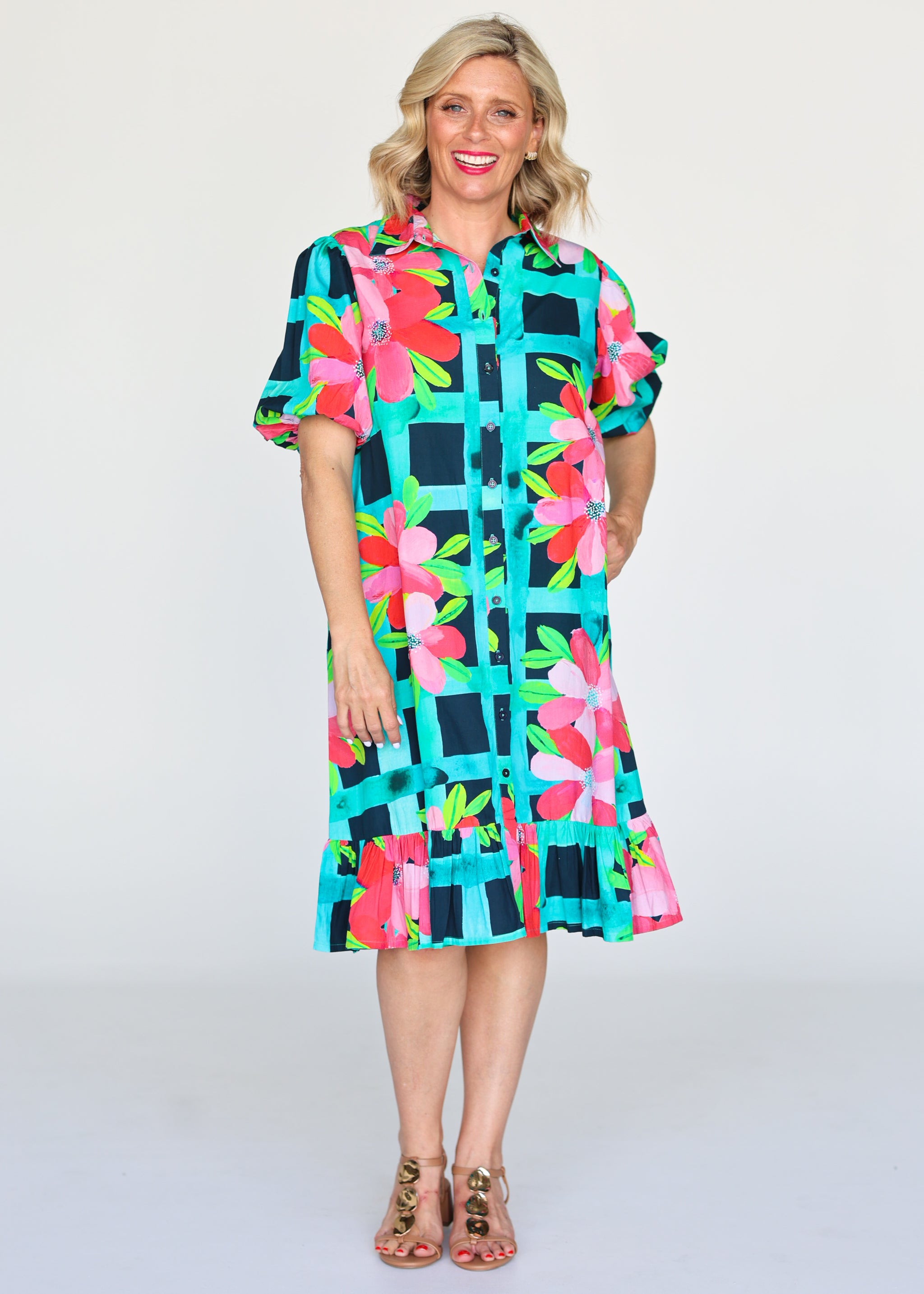 Daisy Dress - Garden Trellis