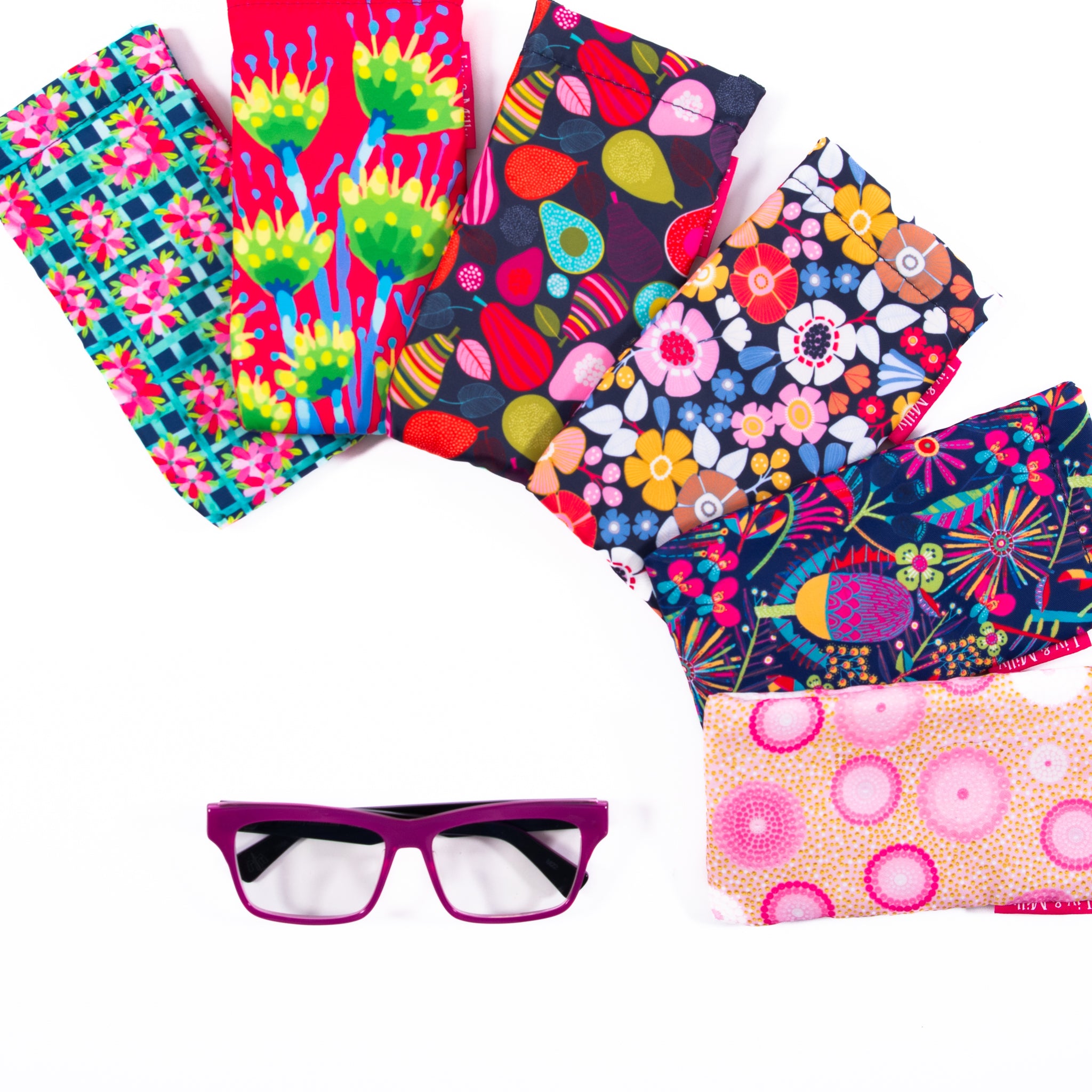 Glasses Case - Neon Summer