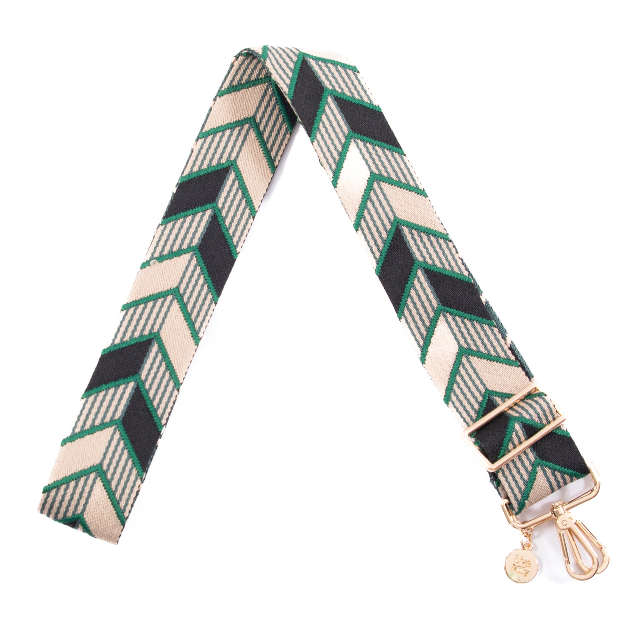 Guitar Strap - Green Arrows