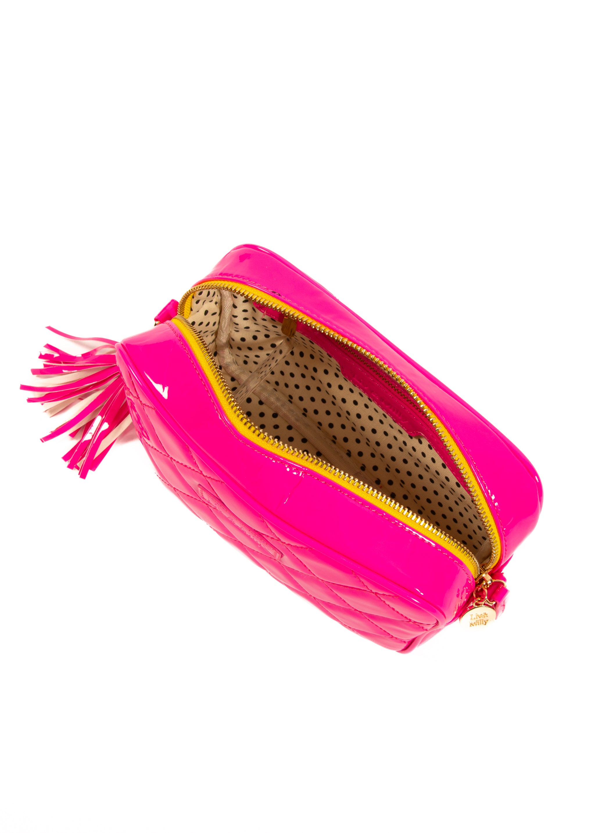 Sally - Patent Neon Pink