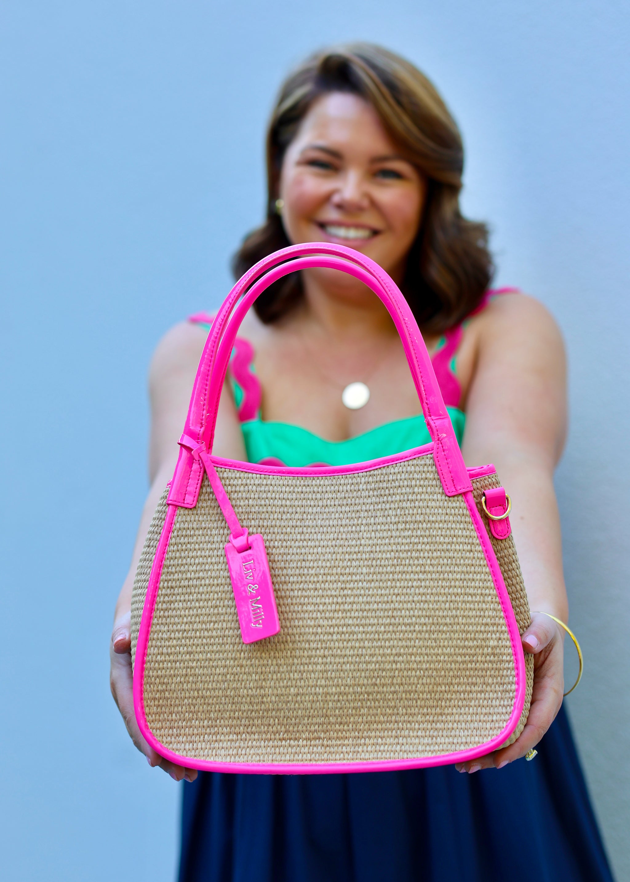 Joanna - Patent Pink
