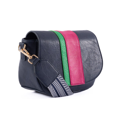 Lizzie - Navy/Pink/Green