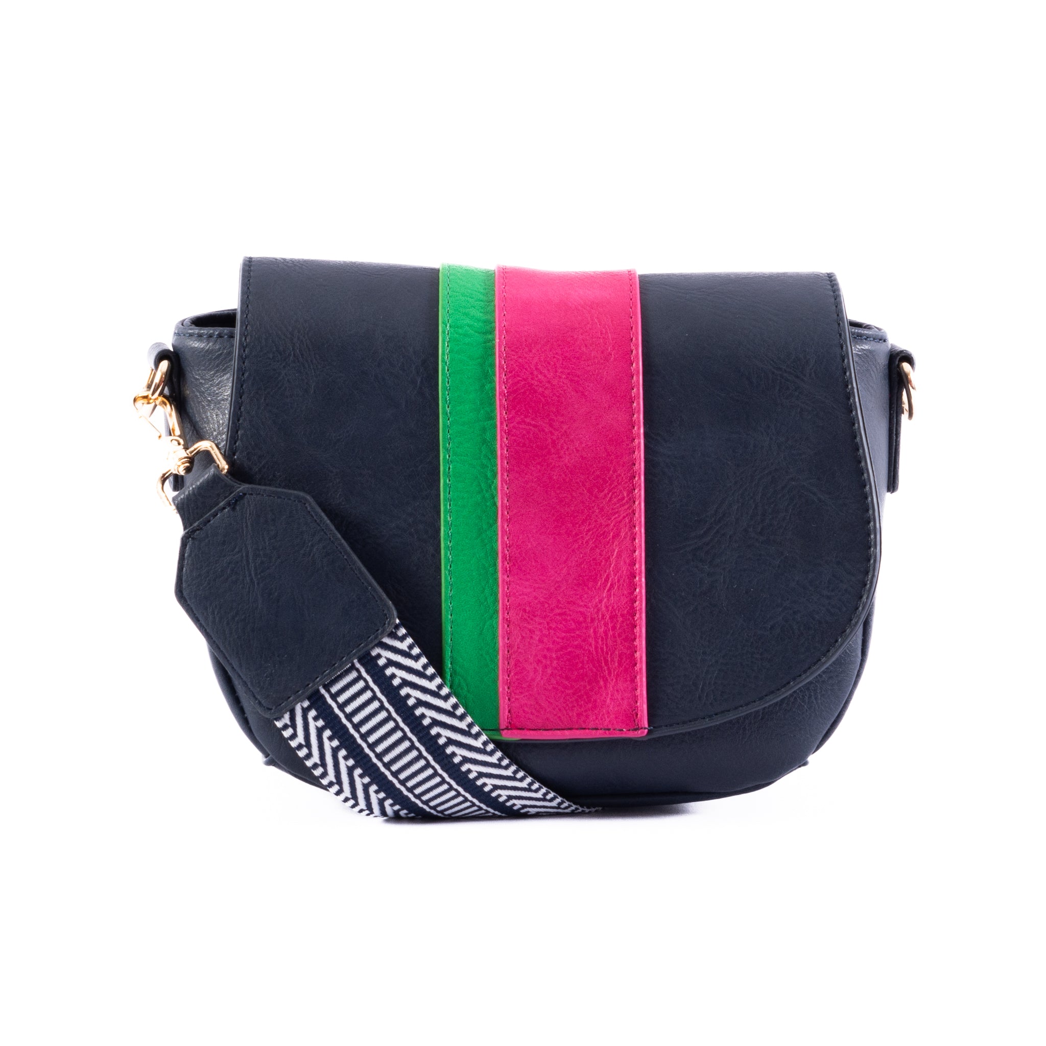 Lizzie - Navy/Pink/Green