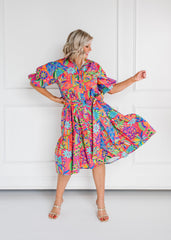 Melody Dress - Neon Summer