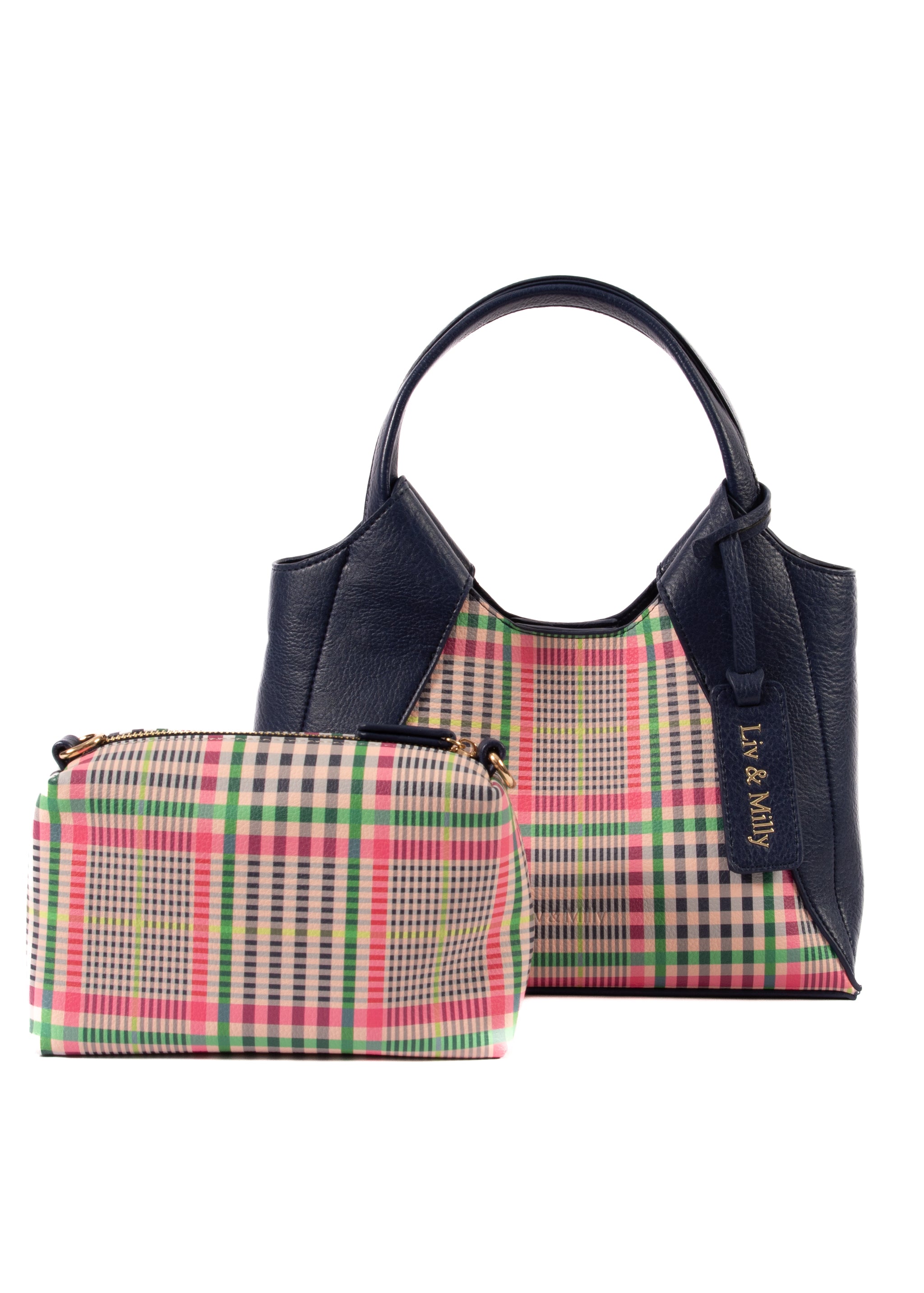Rosie - Navy/Gingham