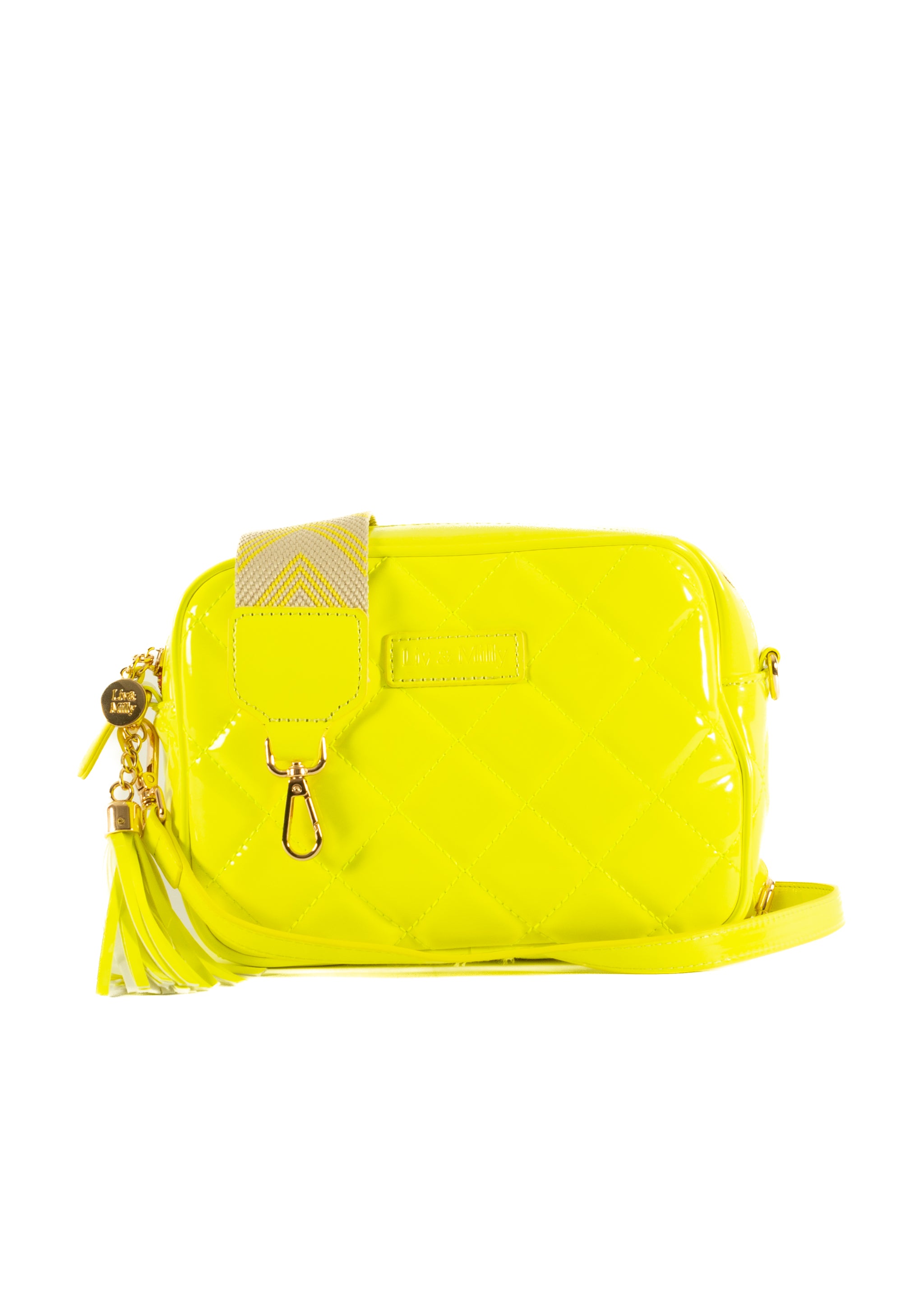 Sally - Patent Neon Yellow