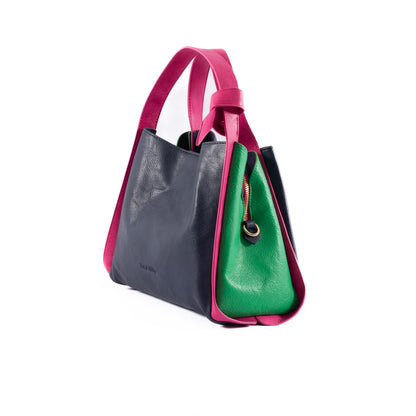 Tanya - Navy | Green | Fuchsia