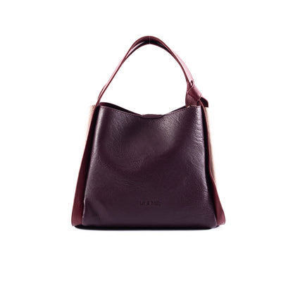 Tanya - Burgundy/Taupe