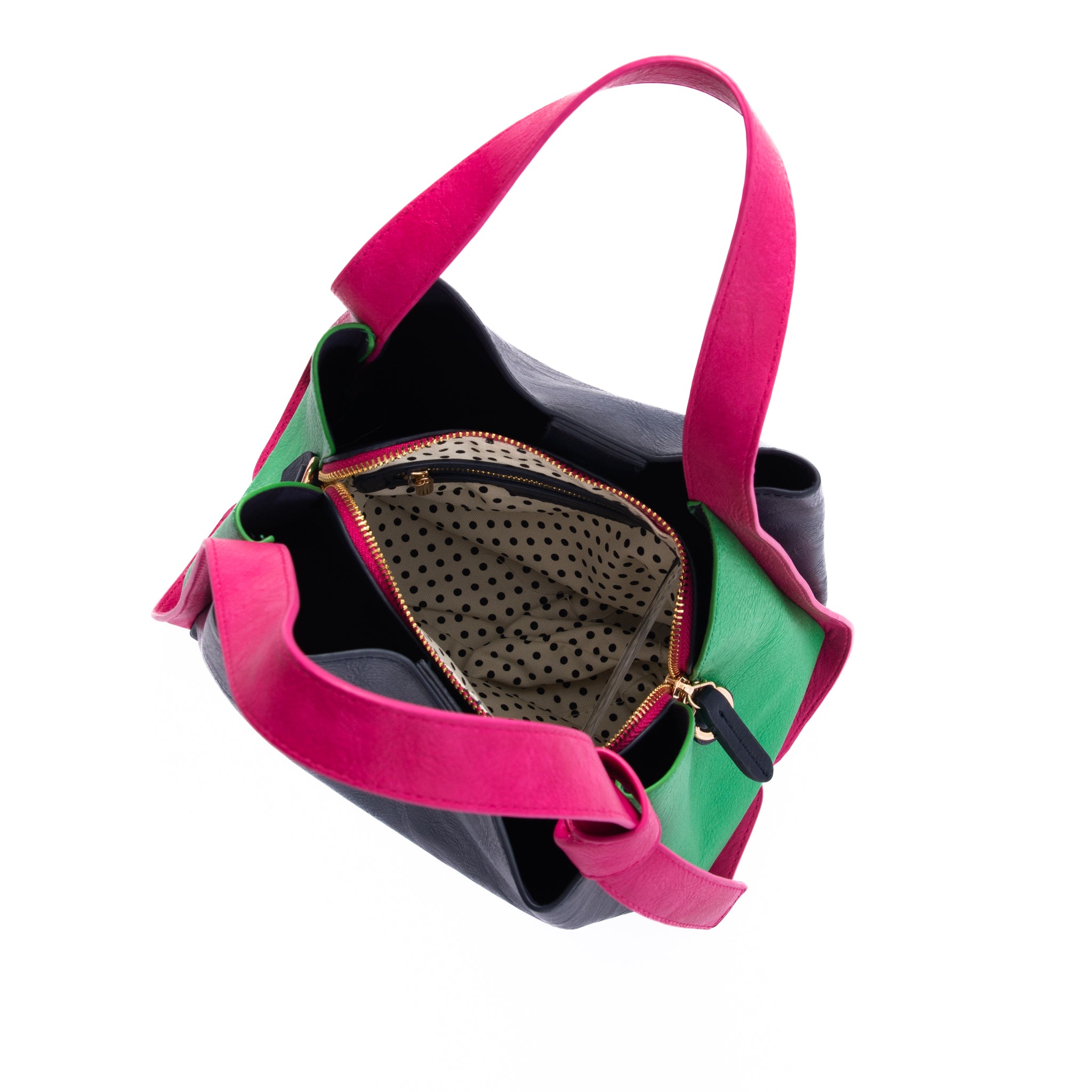 Tanya - Navy | Green | Fuchsia