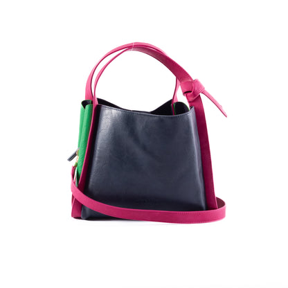 Tanya - Navy | Green | Fuchsia