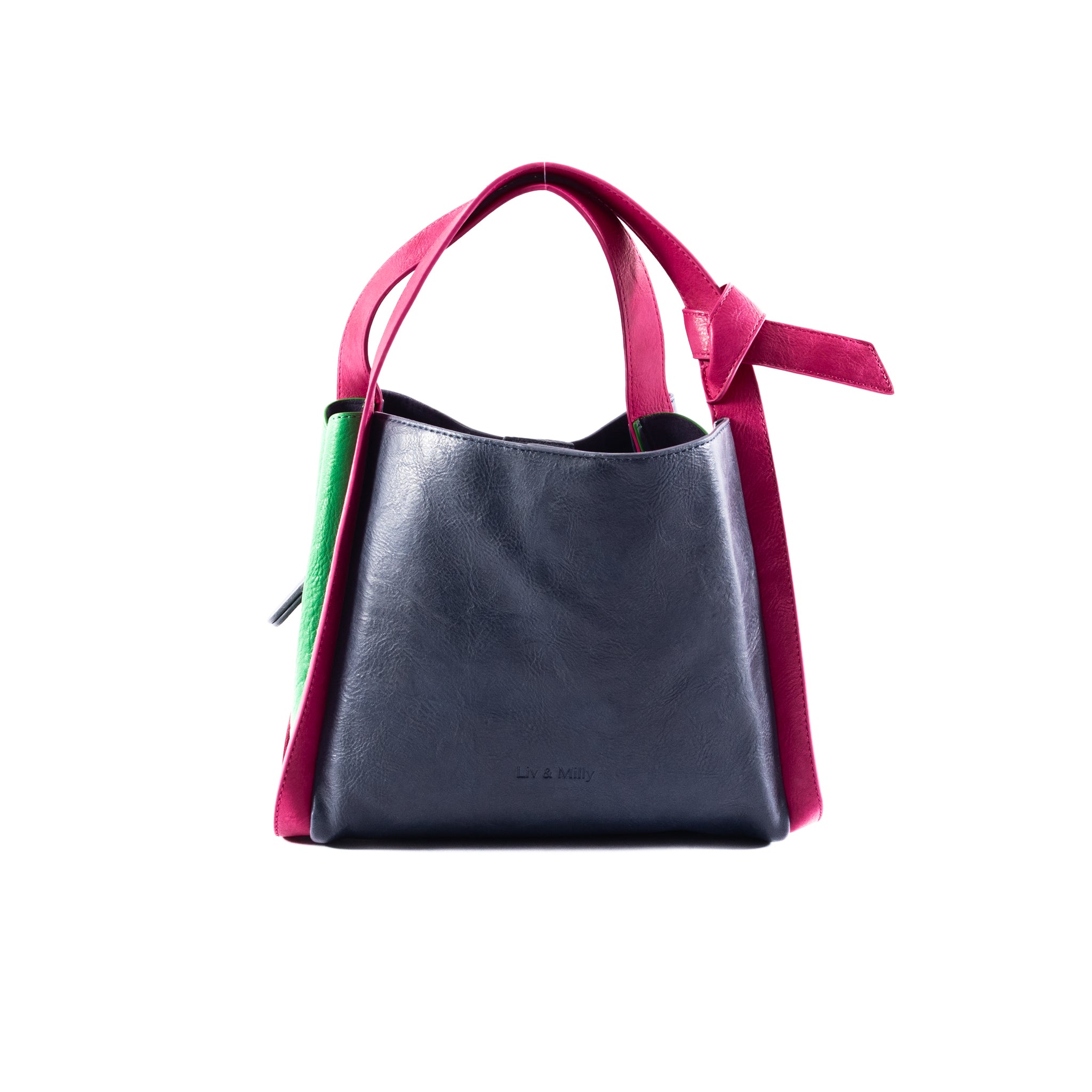 Tanya - Navy | Green | Fuchsia