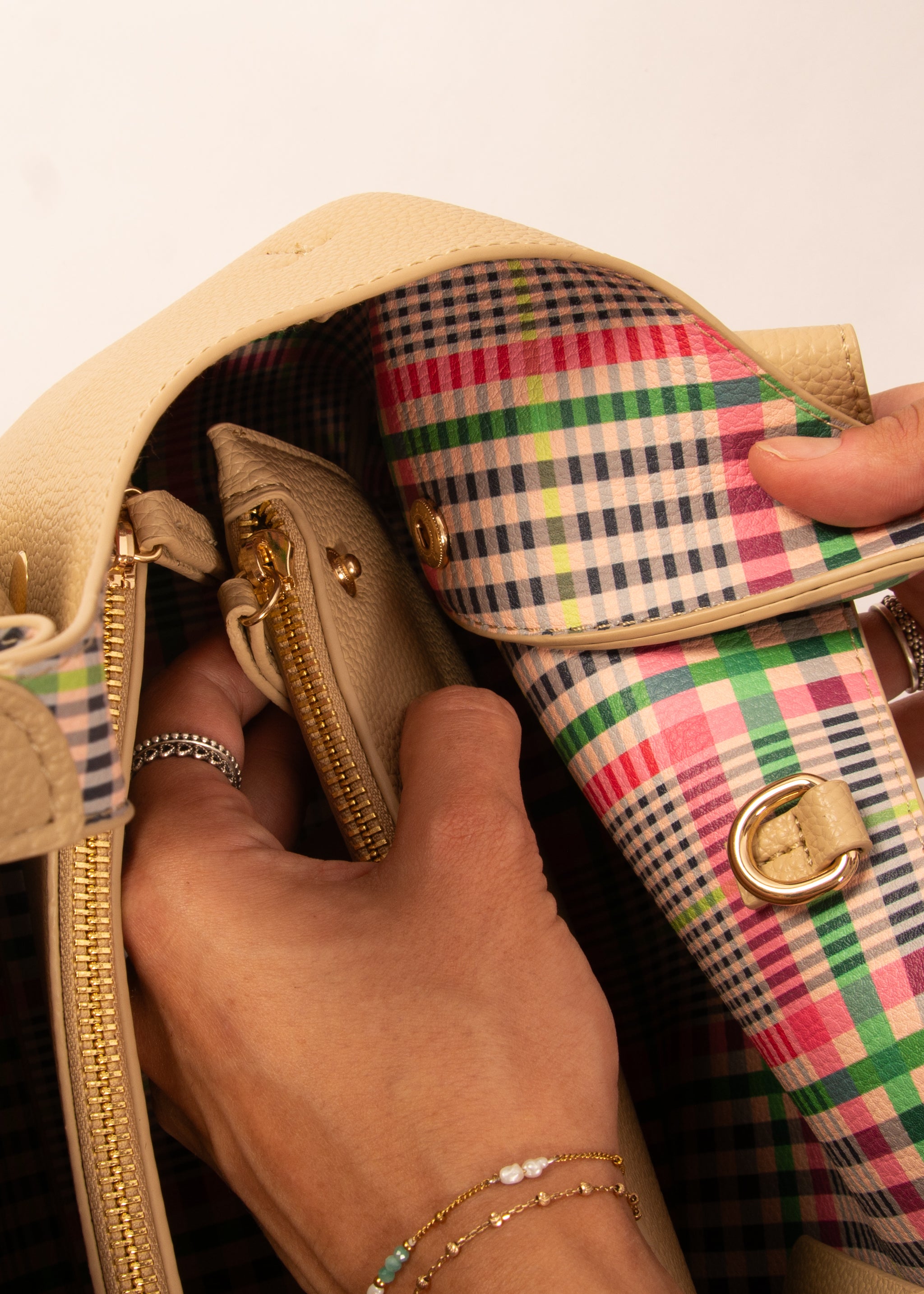 Taylor - Latte Gingham