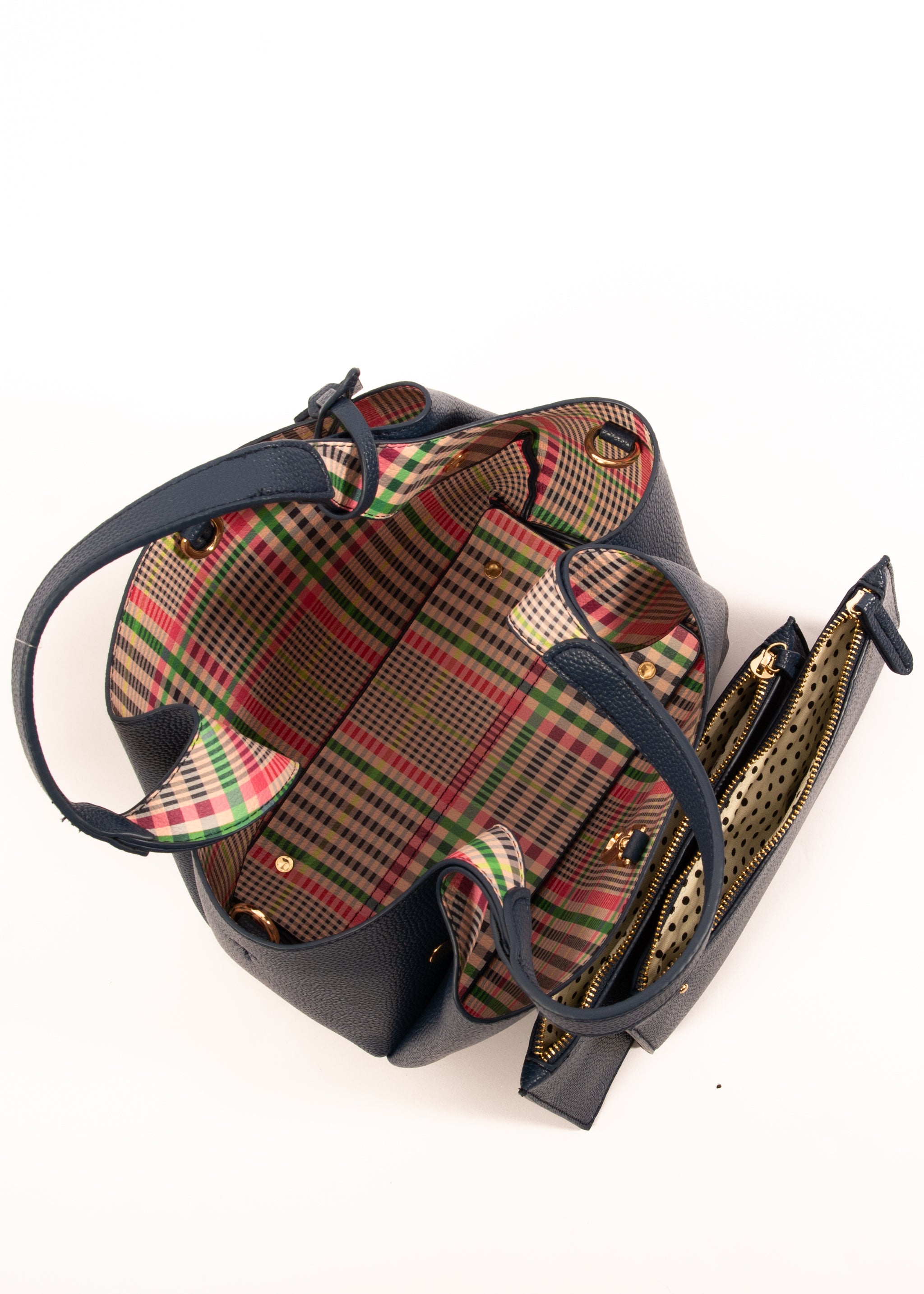 Taylor - Navy Gingham