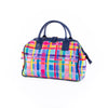 Lordy Dordie 'Rainbow Gingham' Grab Bag - Blue Handle