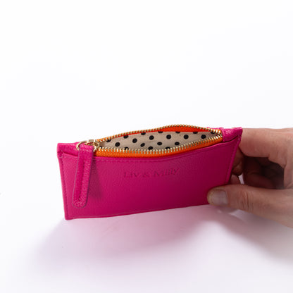 Card Wallet - Hot Pink