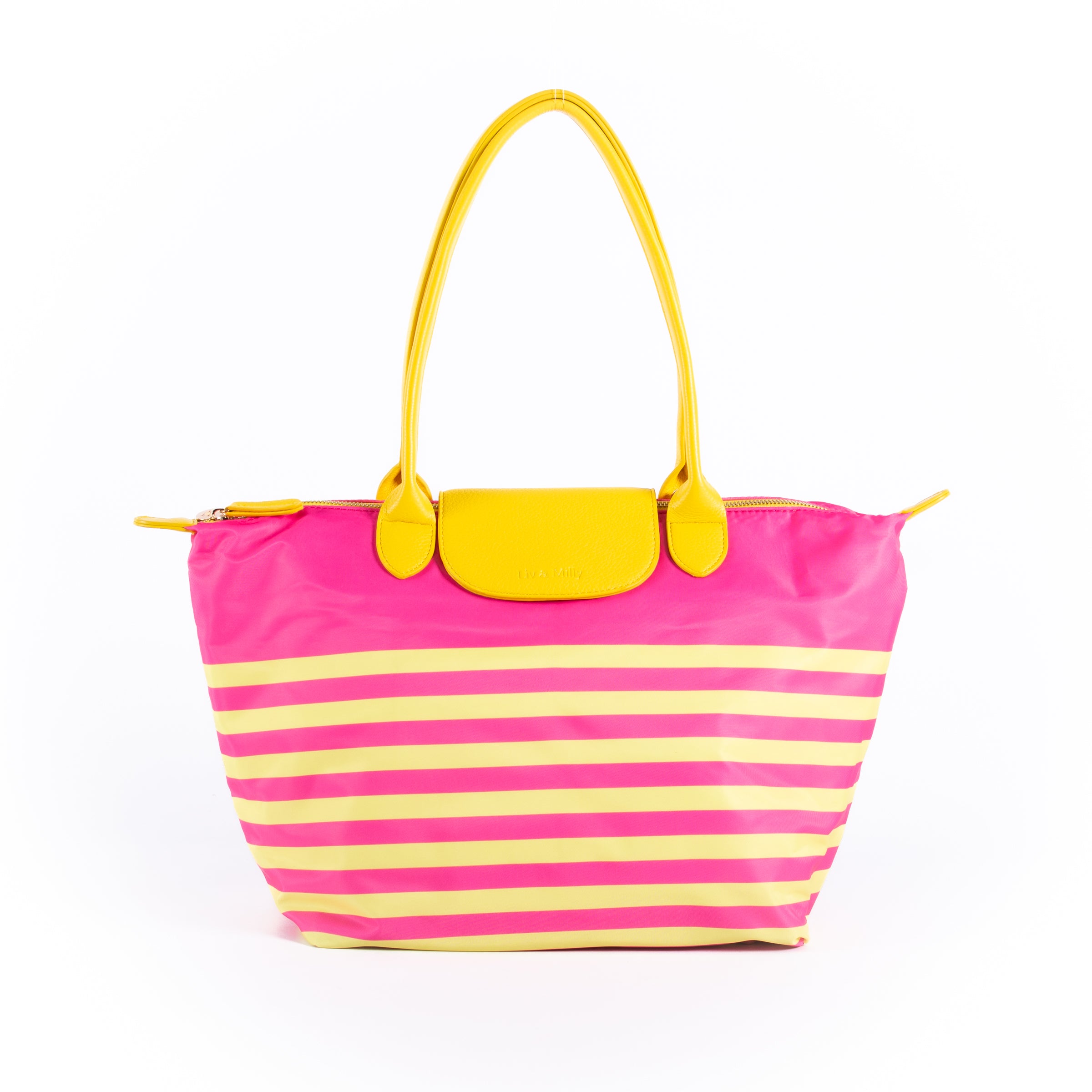 Celine - Yellow and Pink Stripe