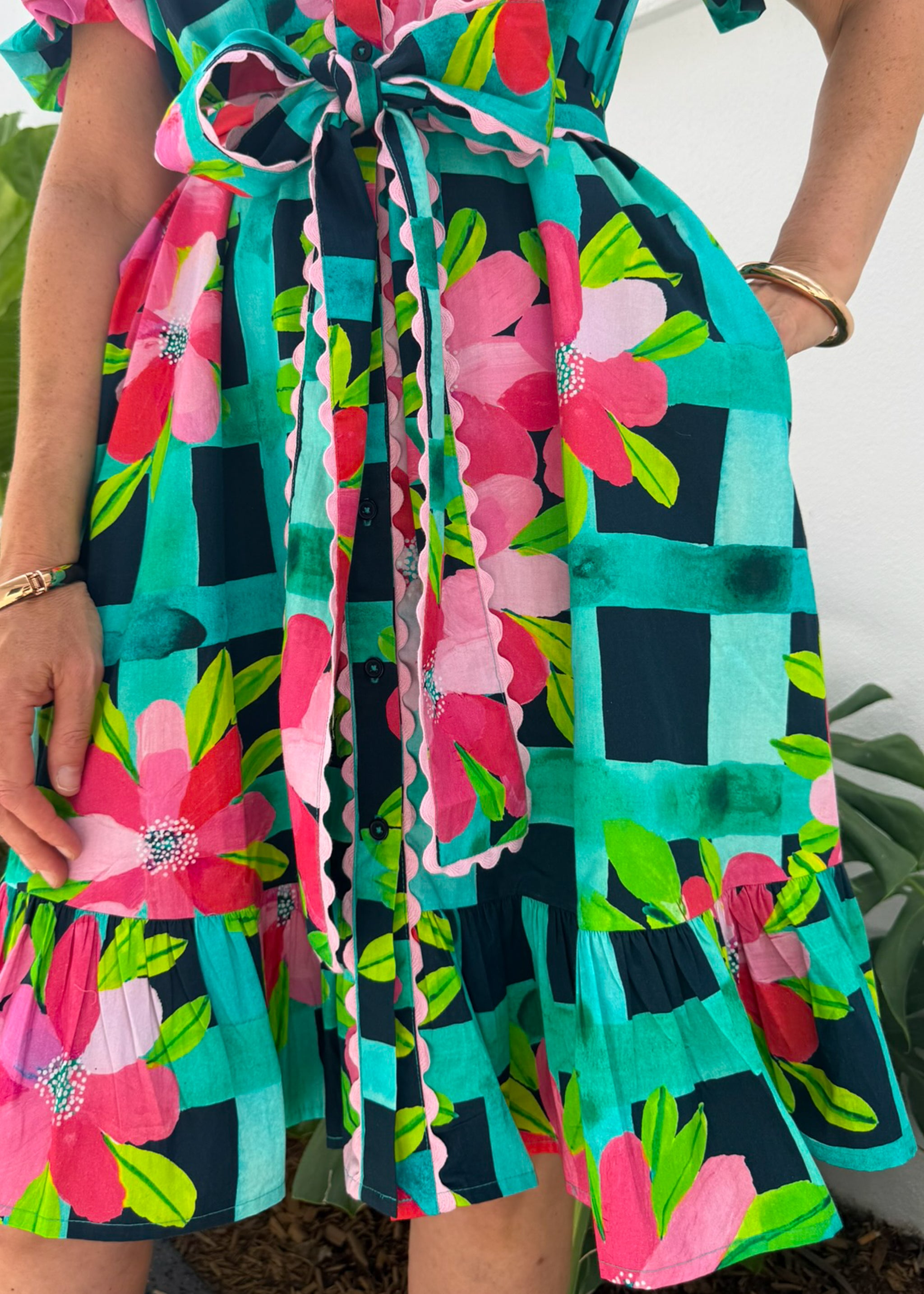 Daisy Dress - Garden Trellis