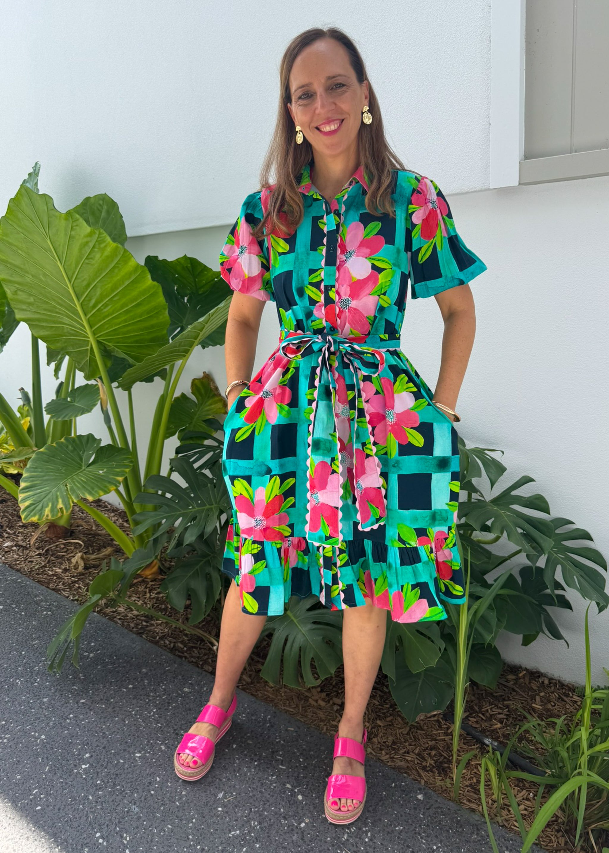 Daisy Dress - Garden Trellis