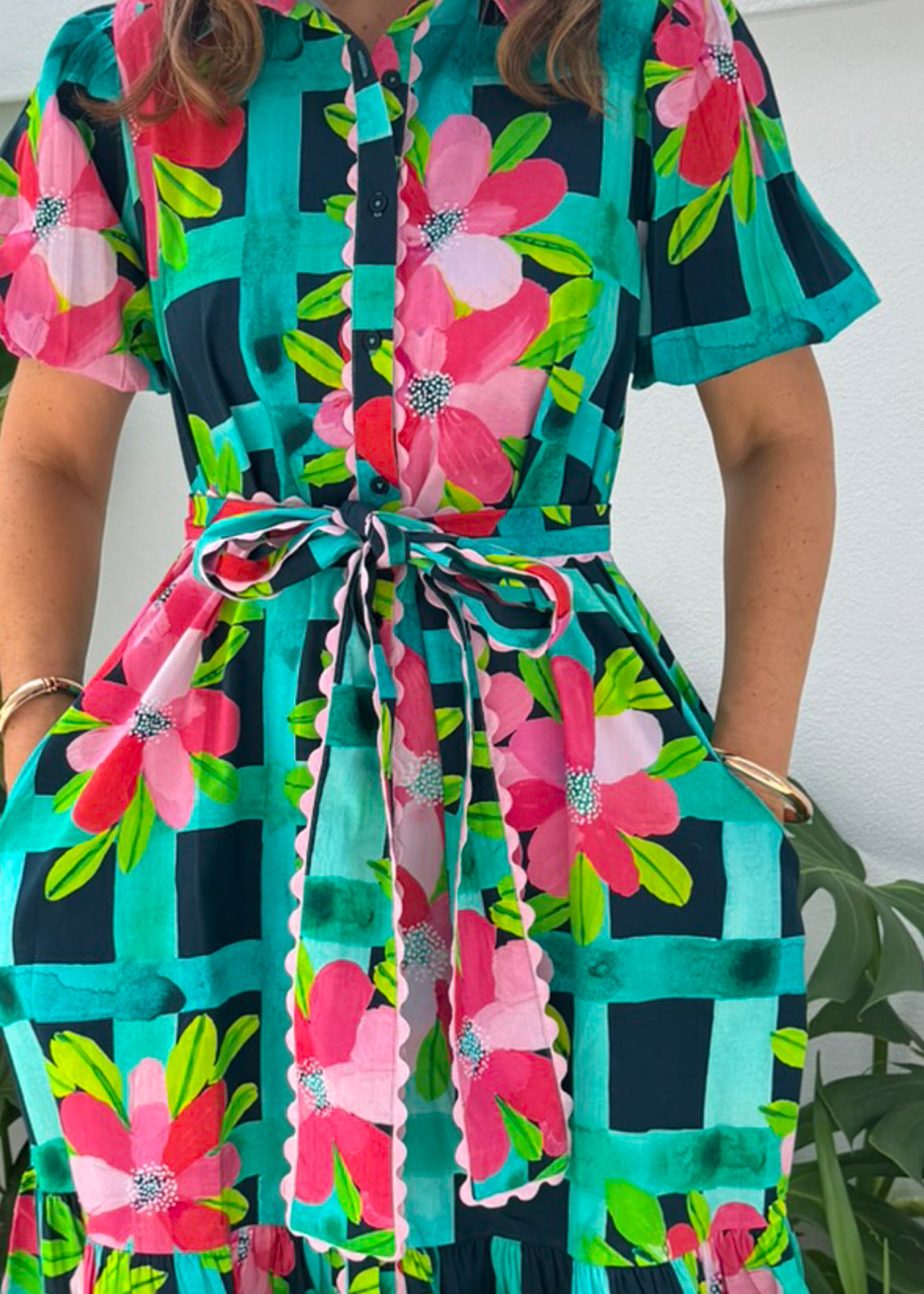 Daisy Dress - Garden Trellis