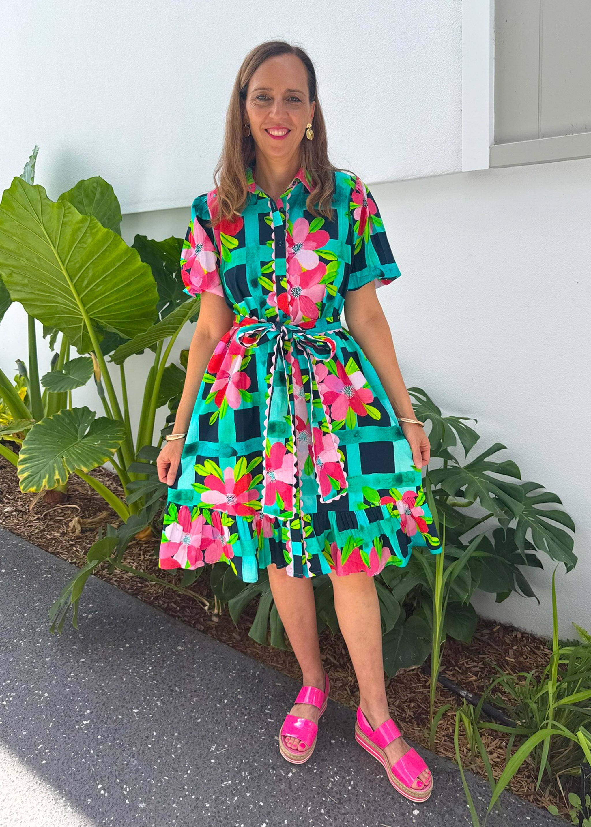 Daisy Dress - Garden Trellis